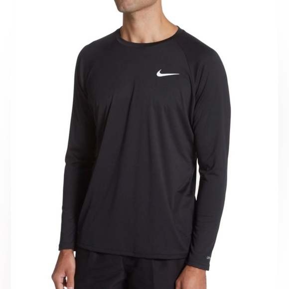 Nike Essential Women's Long-Sleeve Hydroguard Swim Shirt M - Picture 1 of 3